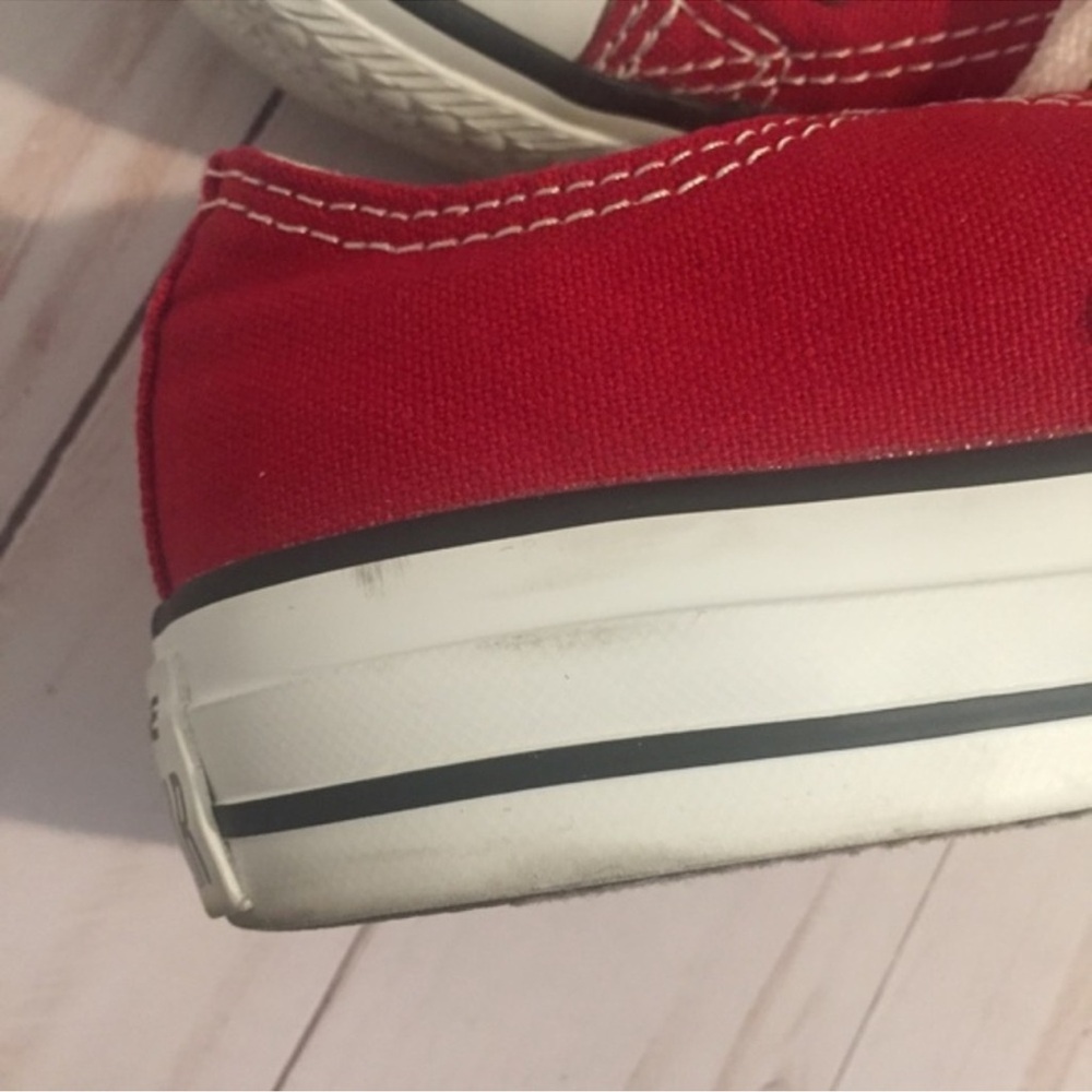 Converse | Shoes | Embroidered All Star Sneaker | Red - Picture 6 of 8